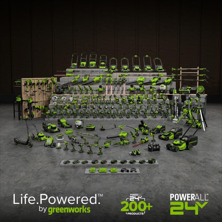 Greenworks Pulverizador de Mochila Premium PA891K 24 V, 4 galones, Kit de pulverizador de Mochila Alimentado por batería para desmalezar, rociar, Limpiar.