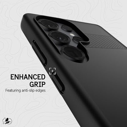Pelican Funda Resistente para Samsung Galaxy S25 Ultra [Carga magnética e inalámbrica] Protector de Grado Militar de 16 pies, Negro