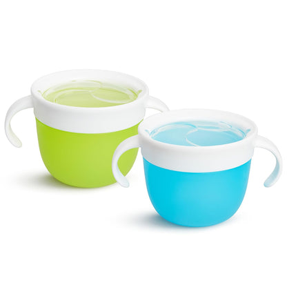 Munchkin 2 Recipientes para Snack, Azul/ Verde