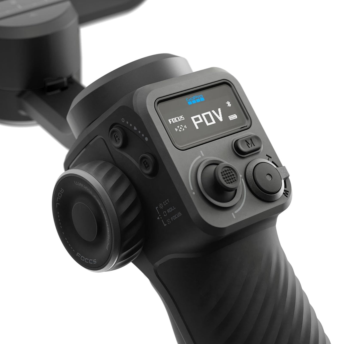 GoPro Fluid Pro AI Estabilizador de cardán de 3 Ejes para cámaras GoPro y Smartphones, Seguimiento de sujetos, iluminación, Control de cámara inalámbrica, portátil, vlogging, rotación de 360°, Carga