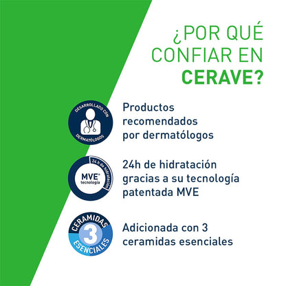 CeraVe Limpiador en Aceite Espumoso Hidratante Piel Normal a Muy Seca 236ml | 8oz