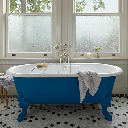 Artscape Blossom - Película Decorativa para Ventana de privacidad con patrón de Vidrio Texturizado, no calcomanía y protección UV, fácil de aplicar y extraíble, 24 x 36 Pulgadas, Fabricado en Estados