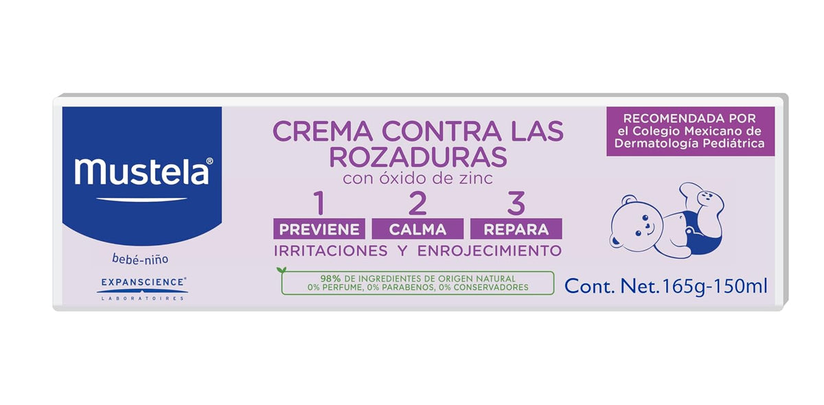 Mustela Crema Contra Rozaduras para bebé, 150ml