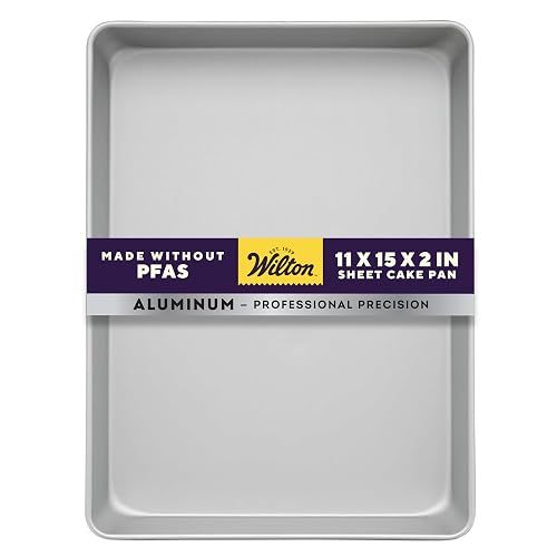 Wilton rendimiento de aluminio sartenes hoja sartenes, Plateado, 27.9 x 38.1 x 5 cms