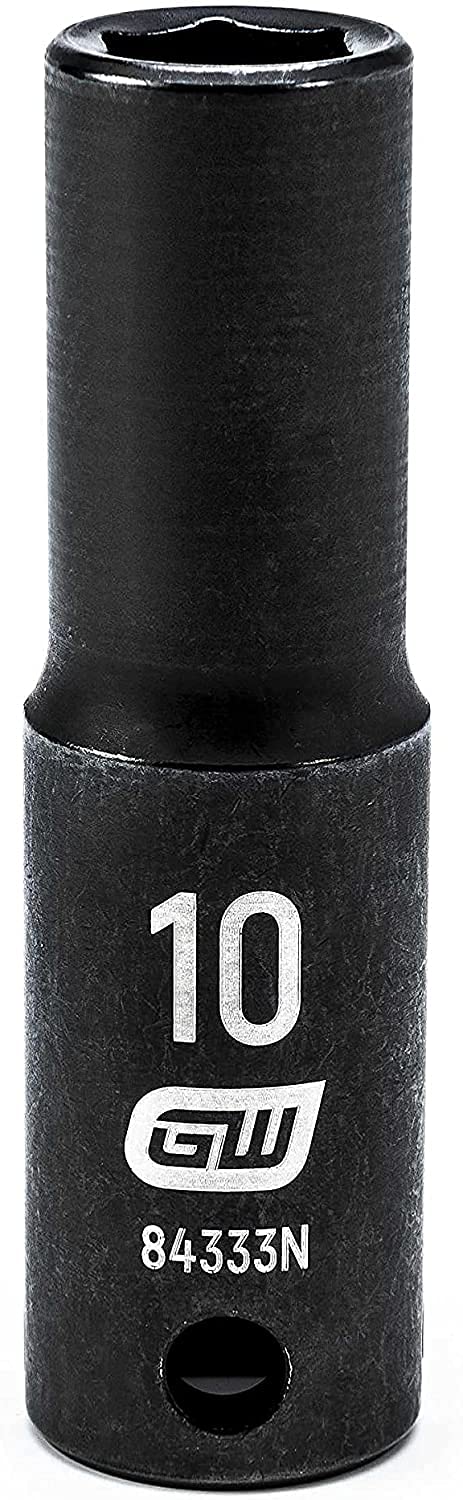 GEARWRENCH 44 Piece 3/8inch Drive 6 Point Impact Socket Set, Standard & Deep, SAE/Metric - 84916N