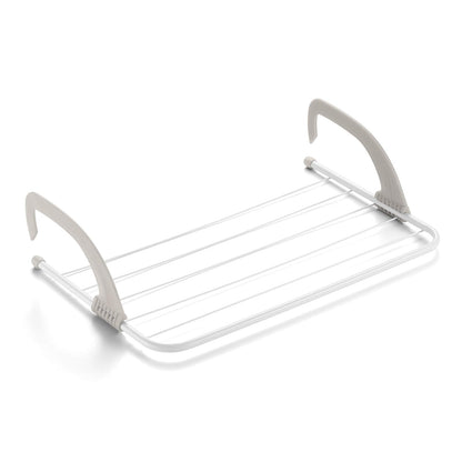 RAYEN | Tendedero Plegable 4 m de Acero | Secador de Ropa Compacto y Resistente | Diseño Ahorrador de Espacio para Interior o Exterior | Color: Blanco | Mod. 23.02