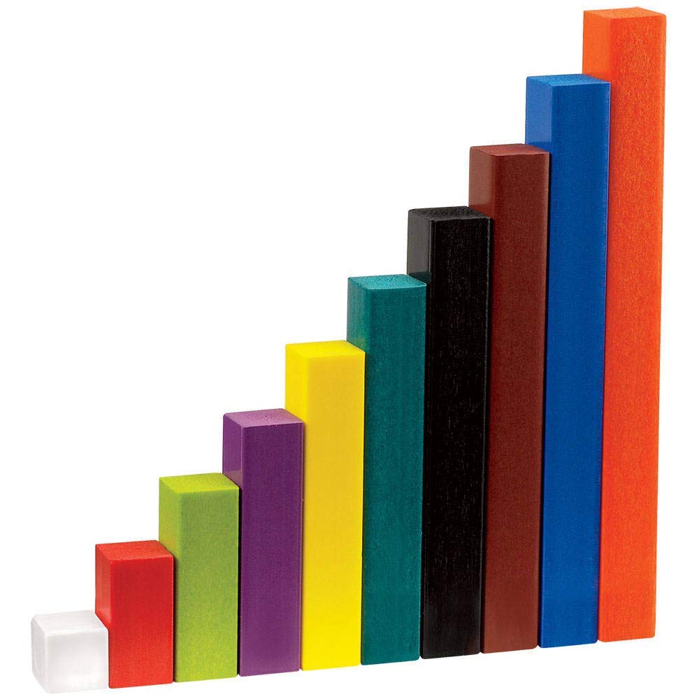 hand2mind Juego de Introducción de Regletas de Espuma Cuisenaire