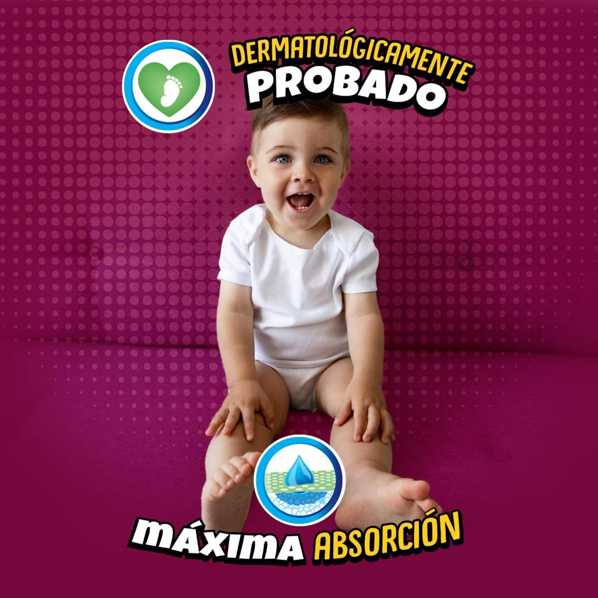Kiddies Antifugas Pañal Talla 7 XXG Grande 160 pañales