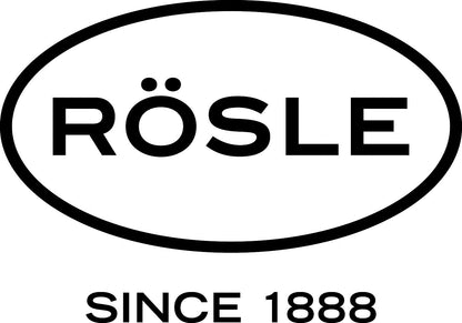 Rösle 12436 Espátula flexible dura y suave de acero inoxidable y silicona, 10 pulgadas, color negro
