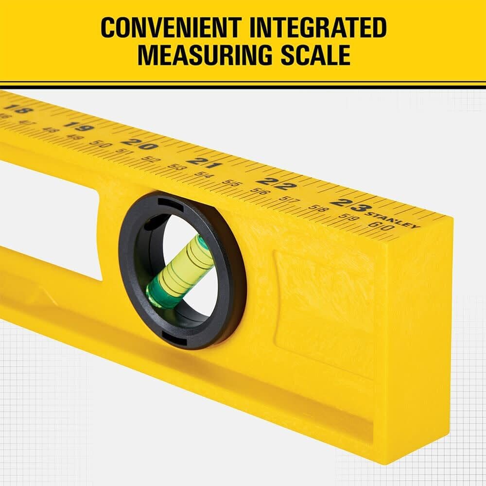 STANLEY 42-468 Nivel de resina estructural ABS 24 pulgadas