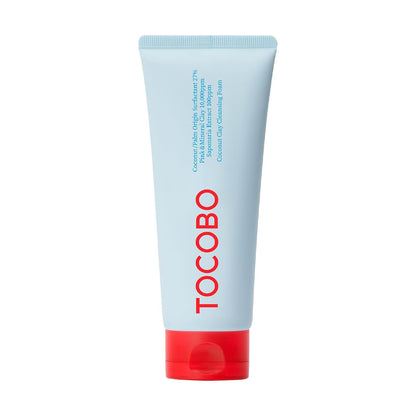 TOCOBO Coconut Clay Cleansing Foam 150 ml – Espuma Limpiadora Facial con Arcilla y Coco – Limpieza Profunda y Equilibrio de Sebo – Apta para Piel Mixta a Grasa