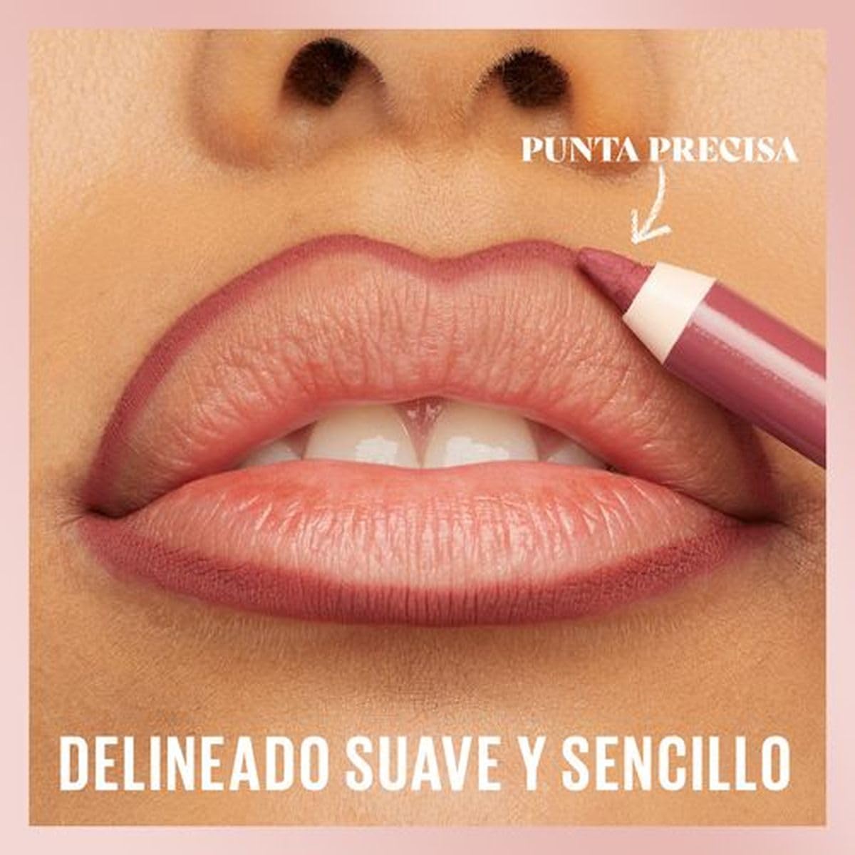 Maybelline Lifter Liner Delineador de Labios con Ácido Hialurónico, Textura Cremosa de Larga Duración, Punta Fina Ultra Precisa, Enriquecido con Aceite de Jojoba, Tono Cross the Line