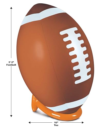 Beistle 50253 - Juego de Playera y balón de fútbol Inflable para decoración de Fiestas, 3 pies, 3 Pulgadas y 16 Pulgadas