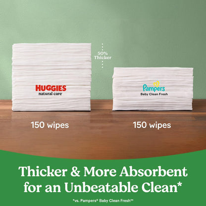 HUGGIES Natural Care Unscented Baby Wipes Flip-Top 10 Piece Set