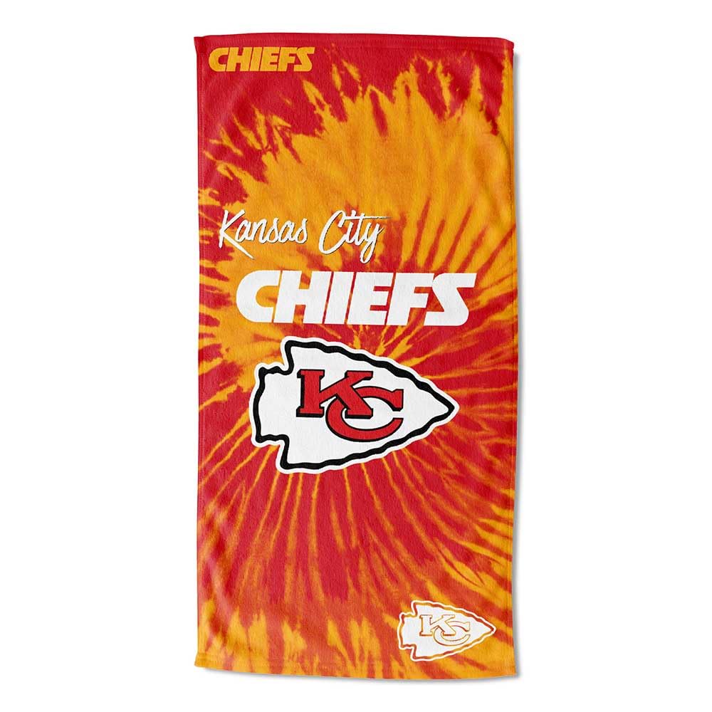 Northwest NFL Kansas City Chiefs - Toalla de Playa Unisex para Adultos, 30 x 60 Pulgadas, psicodélico