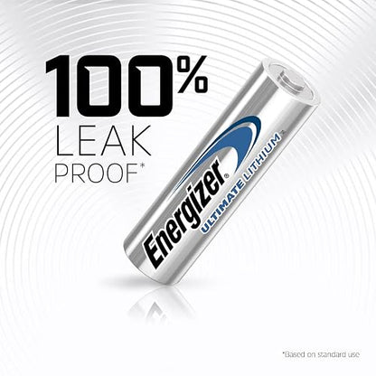 Energizer Ultimate Lithium AA Batteries, 4 Pack