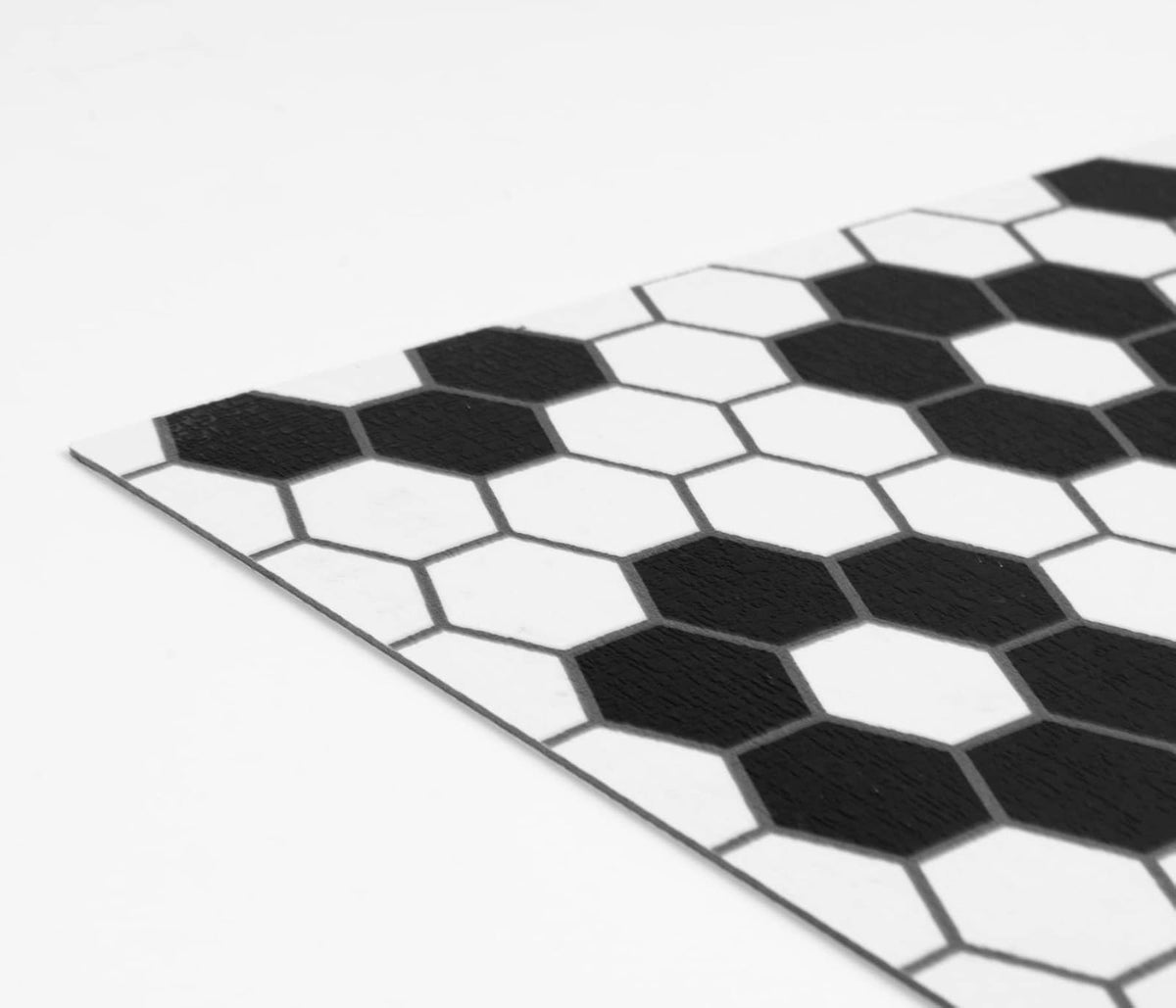 FloorPops FP3931 - Azulejos de piso para despegar y pegar, color negro