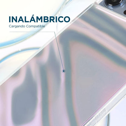 Case-Mate - Soap Bubble - Funda para iPhone 13 - Diseño Iridiscente - Protección contra caídas de 10 pies - 6.1 Pulgadas - Burbuja de Jabón