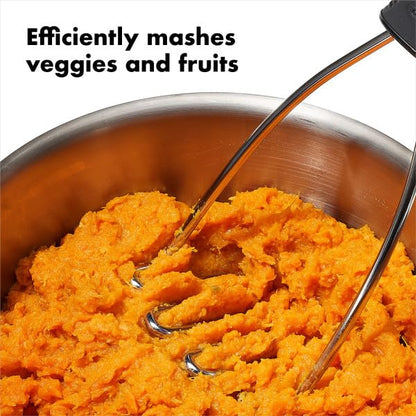 OXO NEW OXO Good Grips - Triturador de patatas de acero inoxidable