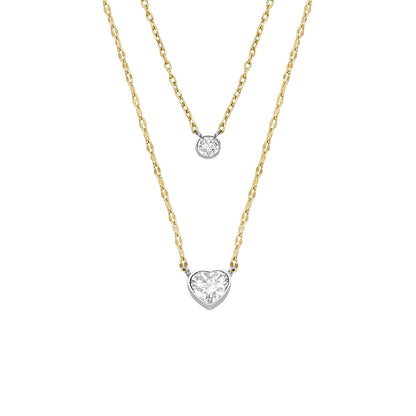 Fossil Locket Collar para Mujer