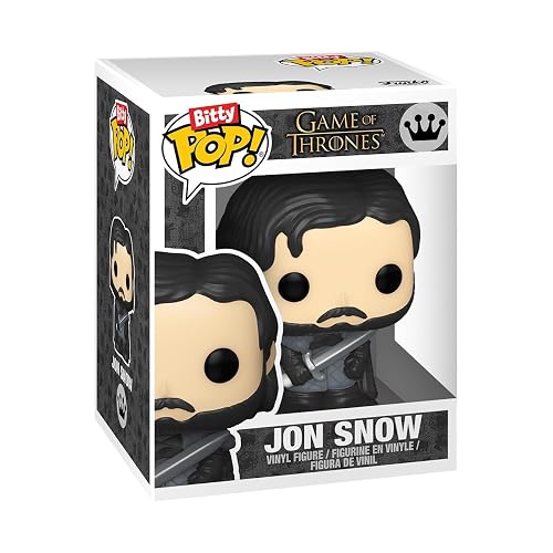 Funko Bitty Pop! 4 Pack: Game of Thrones - Jon Snow + Mystery Minis | Mercancía Oficial de Fantasía - Mini Figuras de 2.2 cm con Exhibidor - Decoración de Pasteles y Relleno de Piñata