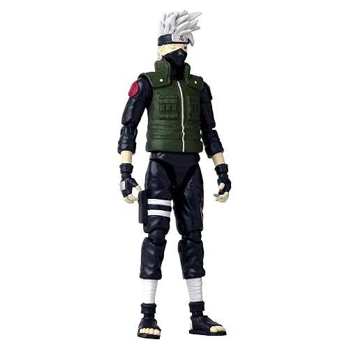 ANIME HEROES – Naruto Hatake Kakashi – Figura Articulada 6.5” Cuarta Gran Guerra Ninja, Detalle Premium y Manos Intercambiables, Ideal para Fans y Coleccionistas