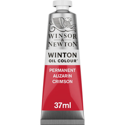 Winsor & Newton Winton Pintura al Óleo, Tubo de 37 ml - Tubo de 37 ml - Rojo (Permanent Alizarin Crimson 468)