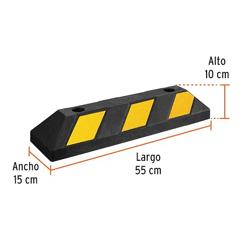 TRUPER TOPE-55 Tope de 55 cm para estacionamiento