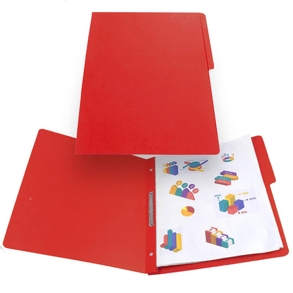 Wilson Jones Accopress Carpeta Carta con Broche, 300 Hojas, Rojo, 90 Piezas