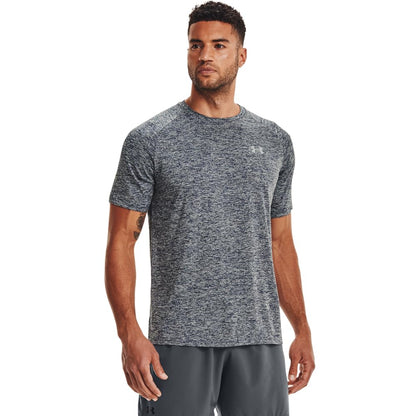 Under Armour Tech 2.0 Playera de Entrenamiento para Hombre - Azul Academy (409) - Acero - 4XL Alto - Sólido