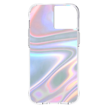 Case-Mate - Soap Bubble - Funda para iPhone 13 - Diseño Iridiscente - Protección contra caídas de 10 pies - 6.1 Pulgadas - Burbuja de Jabón