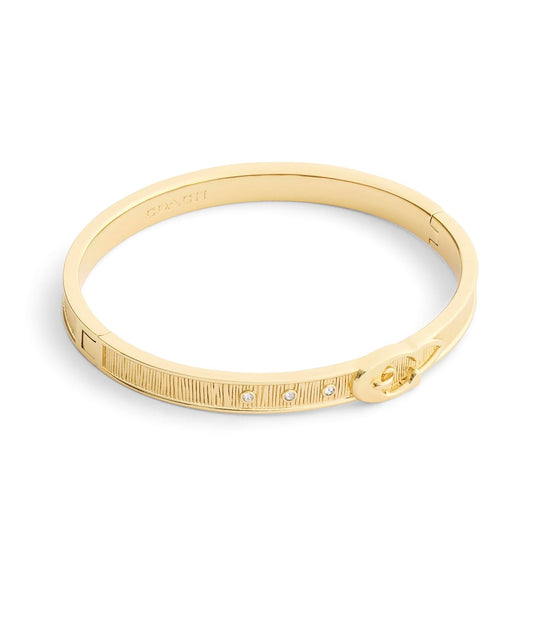 COACH Joyería Brazalete con Hebilla en Forma de C para Mujer