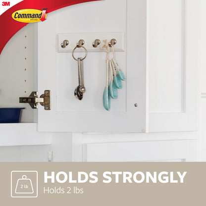 Command HOM-18Q-ES - Llave de carril, 1 paquete, cuarzo