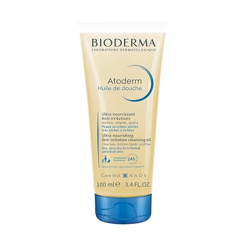 BIODERMA, Atoderm, Aceite de Ducha, Limpieza Suave y Humectante, Skincare Piel Muy Seca con Tendencia Atópica, 100ML