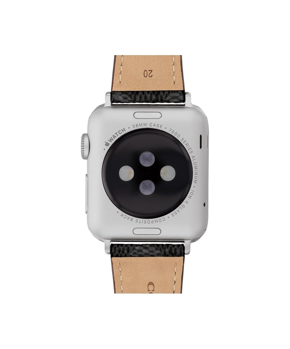 Coach Correa para Apple Watch, compatible con Apple Watch de 38 mm, 40 mm, 41 mm, correa intercambiable con estilo distintivo para un aspecto personalizado