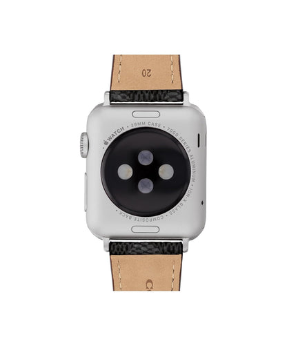 Coach Correa para Apple Watch, compatible con Apple Watch de 38 mm, 40 mm, 41 mm, correa intercambiable con estilo distintivo para un aspecto personalizado