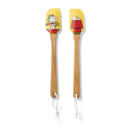 Lenox Chef Snoopy Tarro para Galletas de Porcelana, Colección Peanuts - Juego de espátulas, amarillo