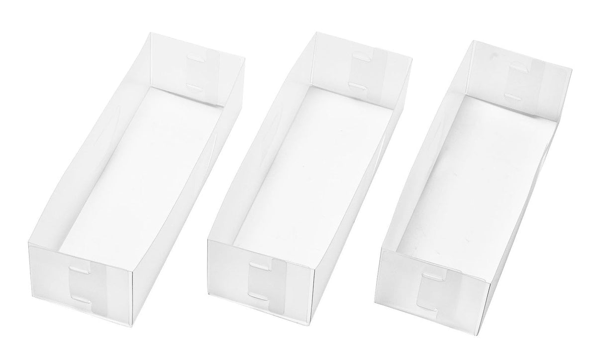 Whitmor 6064-351 Organizador de cajón, pequeño, Juego de 3, oorganizador de gaveta pequeño S/3, Colores Variados, 1