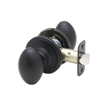 Copper Creek ek2020bc Pomo de puerta de paso, forma de huevo, Pasaje, Negro