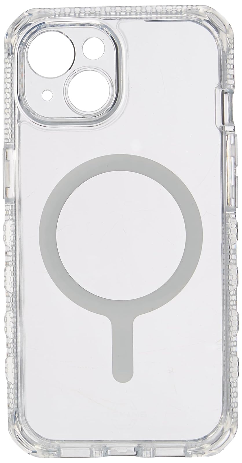 ItSkins Supreme R Clear Funda con MagSafe Compatible con iPhone 15, Protección Caídas 4.5m, Bordes Elevados, Defensa Antimicrobiana - Transparente