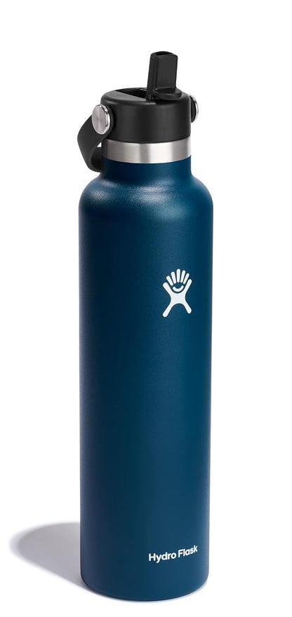 Hydro Flask 24 oz Standard Mouth Water Bottle with Flex Cap or Flex Straw