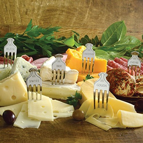 Norpro Marcadores de queso de acero inoxidable, juego de 6 unidades, NOR-334