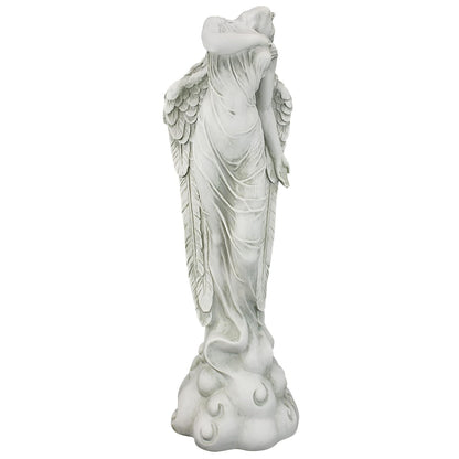 Design Toscano Escultura de ángel ascendente, Tradicional, Gris, Mediano, 1