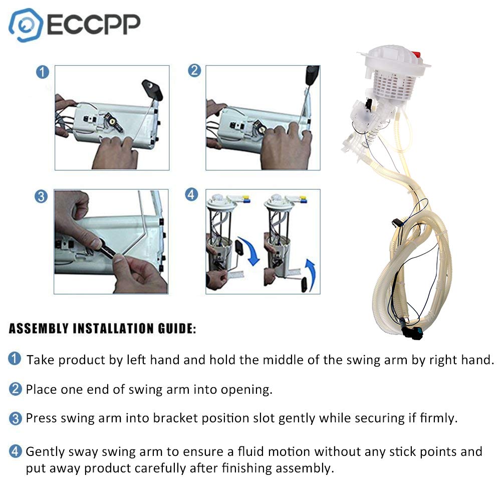 ECCPP 110811 Módulo de Bomba de Combustible con Unidad de Envío para Chrysler 300 y Dodge Challenger 2005-2014