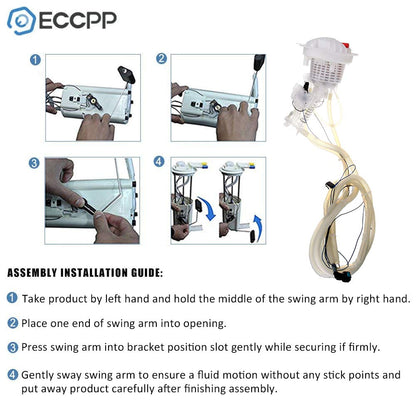 ECCPP 110811 Módulo de Bomba de Combustible con Unidad de Envío para Chrysler 300 y Dodge Challenger 2005-2014