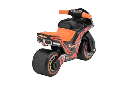 PRINSEL | Montable para Niños | Mini Moto Correpasillos de Juguete | Cross Premium | Naranja | De 2 a 4 Años, Soporta hasta 25 kg, Diseño Deportivo y Realista, Ruedas Anchas | Artículos para Niños