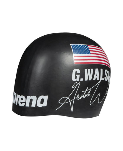 ARENA Athlete Signature Molded Cap Collection Autograph Design Unisex Intensive Swimming