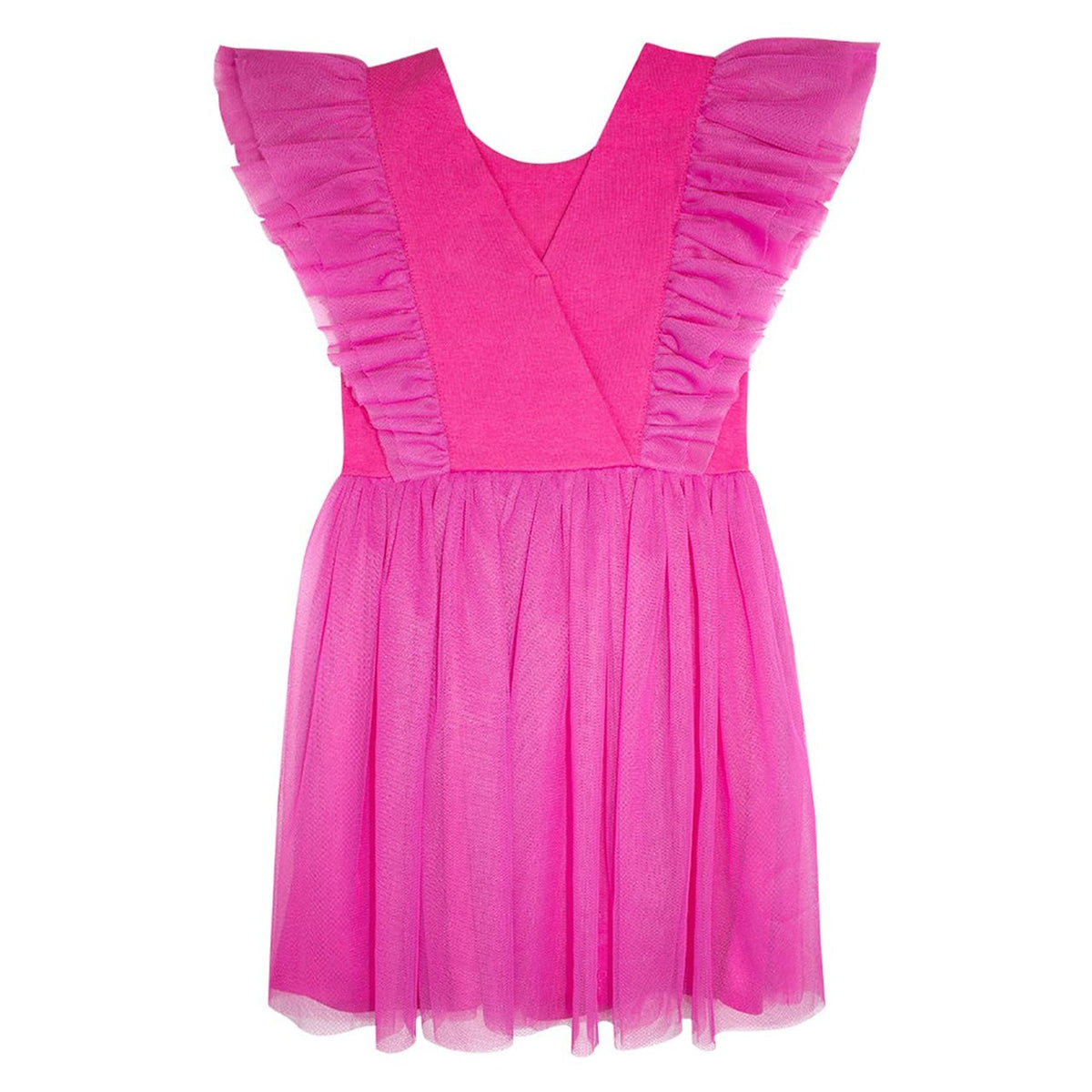 Vestido Barbie Olanes Fucsia, Talle 10