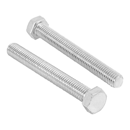 Fiero Tornillo Tipo Máquina Acero Galvanizado, Cabeza Hexagonal, 30 Piezas - 1 - 2 x 4"