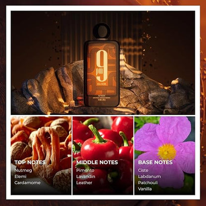 AFNAN 9PM ELIXIR 3.4 *PARFUM* INTENSE SPRAY